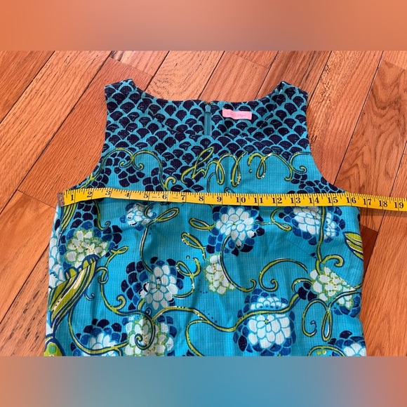 LILLY PULITZER Stephanie Koi Fish Print Sleeveless Sheath Dress Womens Sz 4 READ - Picture 12 of 14